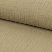 Double Gauze Organic Bio Musselin Windelstoff uni moosgrün 1.30m
