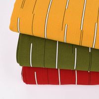 Bekleidungsstoff Chiffon Streifen khaki grün weiß schwarz 1.45m