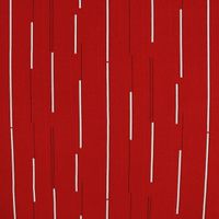 Bekleidungsstoff Chiffon Streifen rot weiß schwarz 1.45m Breite