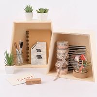 Creativ Company Aufbewahrungsboxen Trapez 2er Set natur verschieden groß