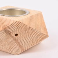 Creativ Company Kerzenhalter Set für Stabkerzen und Teelichter Kiefernholz pur verschieden groß