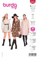 Burda Schnittmuster 6055 Damen Kleid
