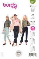 Burda Schnittmuster 6072 Damen Hose