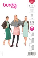 Burda Schnittmuster 6073 Damen Rock
