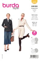 Burda Schnittmuster 6078 Damen Kleid Jacke