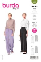 Burda Schnittmuster 6079 Damen Hose