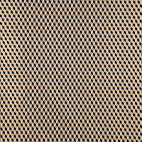 Dekostoff Metallic Cube Geometric Luxury 3D Würfel schwarz gold ecru