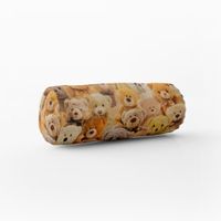 SCHÖNER LEBEN. Kissenhülle Teddybären braun beige div. Größen