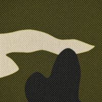 Polyester Stoff Meterware PVC Coating wasserabweisend Camouflage braun