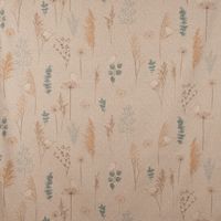 Dekostoff Nordic Herbarium Vögel Gräser Blätter natur grün 1.40m