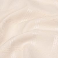Jacquard Tischwäschestoff Dekostoff extra Karo Würfel ecru 2.8m