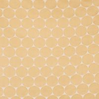 Dekostoff Jacquard Eaton Dandelion Kreise gold creme 1.47m