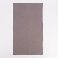 SCHÖNER LEBEN. Geschirrtuch 2er Set Bio Ramie Leinenoptik einfarbig grau 40x70cm