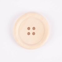 Creativ Company Holzknöpfe rund 10 Stück natur 3.5cm