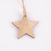 Rico Design Dekohänger Sterne natur 3 Stück 12x5cm