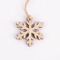 Rico Design Dekohänger Schneeflocke natur 3 Stück 12x5cm