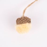 Rico Design Dekohänger Eichel Pompon 8 Stück 2x2.5cm