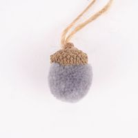 Rico Design Dekohänger Eichel Pompon 8 Stück 2x2.5cm