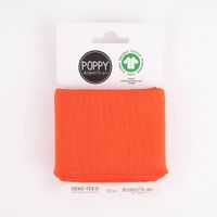 Cuff Bündchen Fertigbündchen Organic Bio uni orange neon 7x135cm