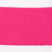 Cuff Bündchen Fertigbündchen Organic Bio einfarbig pink 7x135cm