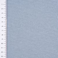 Waffeljersey Waffelstrick einfarbig rauchblau 1.40m Breite
