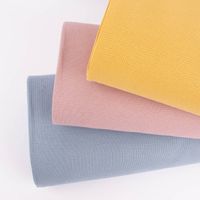 Waffeljersey Waffelstrick einfarbig rauchblau 1.40m Breite