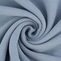 Jersey Ottoman Rippjersey einfarbig rauchblau 1.40m Breite