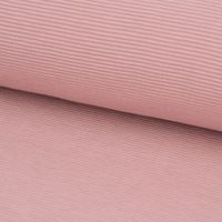 Jersey Ottoman Rippjersey einfarbig altrosa 1.40m Breite