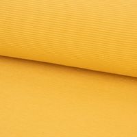 Jersey Ottoman Rippjersey einfarbig honig gelb 1.40m Breite