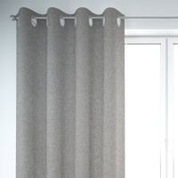 SCHÖNER LEBEN. Vorhang Leinenlook meliert uni dunkelblau 245cm