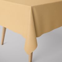 SCHÖNER LEBEN. Tischdecke Leinenlook uni pastell gelb div. Größen