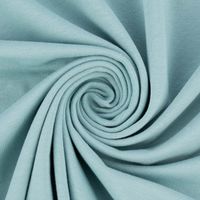 Baumwolljersey Organic Bio Jersey einfarbig aqua blau 1.5m Breite