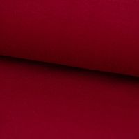 Baumwolljersey Organic Bio Jersey einfarbig bordeaux rot 1.5m Breite