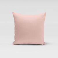 SCHÖNER LEBEN. Kissenhülle Leinenlook uni rosa verschiedene Größen