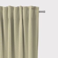 SCHÖNER LEBEN. Vorhang Leinenlook uni lindgrün 245cm