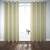 SCHÖNER LEBEN. Vorhang Leinenlook uni lindgrün 245cm