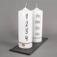 Rayher Transferfolie Zahlen 1 bis 4 schwarz 1.5x3cm