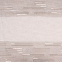 Gardinenstoff natürliche Strukturoptik Streifen beige natur 150cm