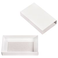 Rayher 12er Pack Schachteln Karton weiß 11x7x2cm