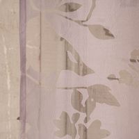 Ösenvorhang mit Allover Ausbrenner Motiv Zweige Vögel mauve 140x245cm