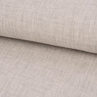 Bekleidungsstoff Double Gauze Windelstoff uni ecru meliert 1.35m