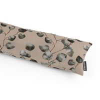 SCHÖNER LEBEN. Zugluftstopper Eukalyptusblätter natur grün
