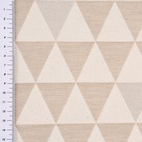 SCHÖNER LEBEN. Zugluftstopper Triangel Retro Scandi sand hellbeige
