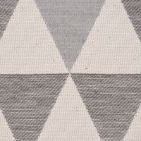 SCHÖNER LEBEN. Zugluftstopper Triangel Retro Scandi grau hellbeige