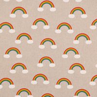 SCHÖNER LEBEN. Zugluftstopper Over the Rainbow Regenbogen Wolken natur