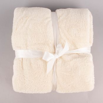 Kuscheldecke Justin aus Mikrofaser creme 150x200cm