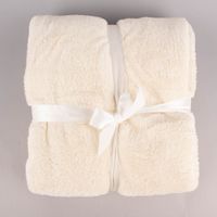 Kuscheldecke Justin aus Mikrofaser creme 150x200cm