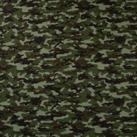 Baumwollstoff Popeline Camouflage Tarnmuster grün khaki schwarz 1.45m