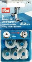 5 Nähmaschinen Spulen ST für Umlaufgreifer 21.2 mm
