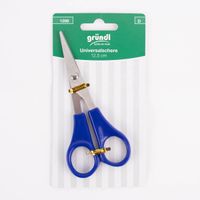 Universalschere blau silberfarbig 12.5cm
